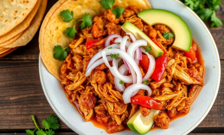 Tinga de pollo receta dela abuela